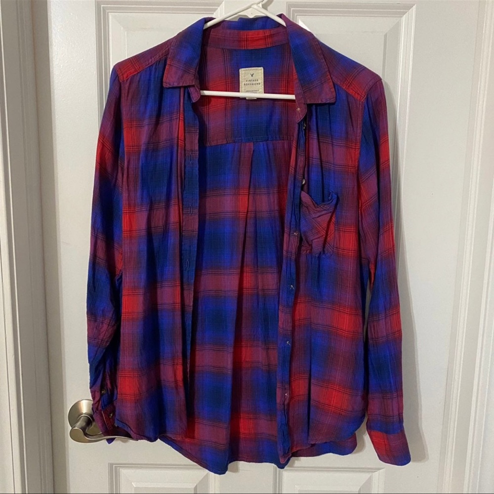 American Eagle Vintage Boyfriend Flannel